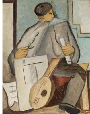 THE BARD by Maria Lagorio Aleksandrovna - Auction record, sale price, and art valuation. Compare with similar artists and explore comparable artworks.