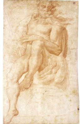 STUDY FOR THE FIGURE OF AEOLUS by Pellegrino Tibaldi - Auction record, sale price, and art valuation. Compare with similar artists and explore comparable artworks.