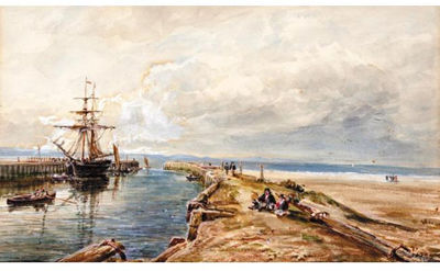 A SET OF FIVE CONTINENTAL VIEWS INCLUDING LUZERN, SWITZERLAND AND THE PONTE DEGLI ANGELI, ROME