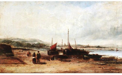 MOUNT'S BAY, CORNWALL by George Dodgson Callow - Auction record, sale price, and art valuation. Compare with similar artists and explore comparable artworks.