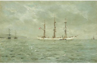 Sample artwork by William Ayerst Ingram (1855 - 1913), known for painting - View similar artists and auction records