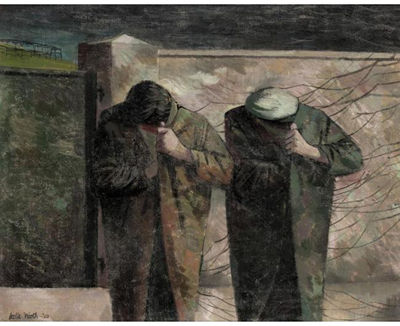 LIGHTING CIGARETTES by Leslie Charles Worth - Auction record, sale price, and art valuation. Compare with similar artists and explore comparable artworks.