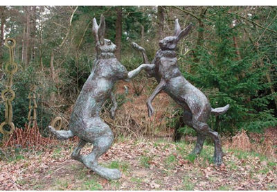 Sample artwork by Lucy Kinsella (Born 1960), known for animal sculpture, rabits, dogs - View similar artists and auction records