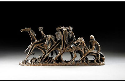 RIDERS FROM THE SEA by Sean Crampton - Auction record, sale price, and art valuation. Compare with similar artists and explore comparable artworks.