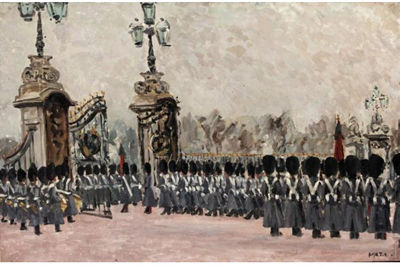 Sample artwork by Paul Lucien Maze (1887 - 1979), known for post-impressionist style, painting with pastels - View similar artists and auction records