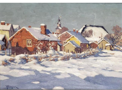 Sample artwork by Ohannes Alhazian (1881 - 1958), known for painting - View similar artists and auction records