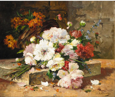Still Life of Peonies