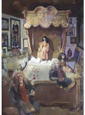 The Painter with Karen on the Studio Bed by Robert Oscar Lenkiewicz - Auction record, sale price, and art valuation. Compare with similar artists and explore comparable artworks.