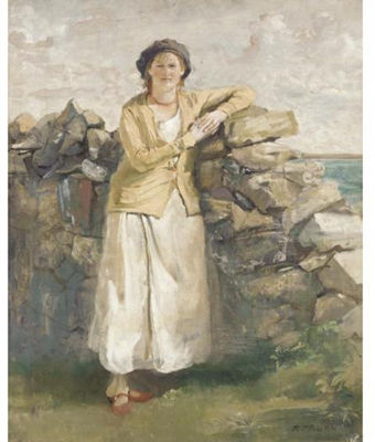 The Artist's Wife by Rodney Joseph Burn - Auction record, sale price, and art valuation. Compare with similar artists and explore comparable artworks.