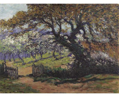 Sample artwork by Fernand Maillaud (1862 - 1948), known for landscape,  figure, rural genre painting - View similar artists and auction records