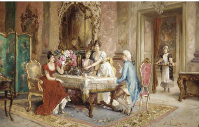 Sample artwork by Franz Persoglia (1852 - 1912), known for painting - View similar artists and auction records