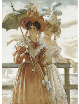 Sample artwork by Augustus Jules Bouvier (1825 - 1881), known for upper class female figure and portrait painting - View similar artists and auction records