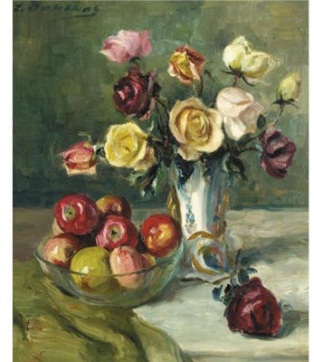 A VASE OF FLOWERS