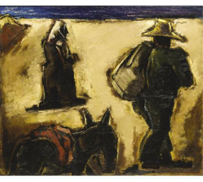 SCENE ON THE SHORE