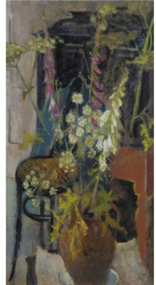 THE WHITE FOXGLOVE by Margaret Thomas - Auction record, sale price, and art valuation. Compare with similar artists and explore comparable artworks.