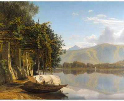 LUGANO SØEN VED PONT TRESA (LAKE LUGANO AT PONT TRESA)