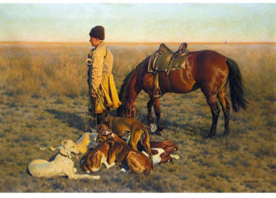 STEPPENREITER (KOSSAK HUNTER AND HIS HOUNDS)