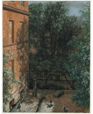 BLICK IN EINEN KLEINEN HOF (VIEW INTO A LITTLE YARD) by Adolph Friedrich Erdman von Menzel - Auction record, sale price, and art valuation. Compare with similar artists and explore comparable artworks.