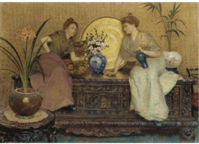 THE GOSSIP by Hector Caffieri - Auction record, sale price, and art valuation. Compare with similar artists and explore comparable artworks.