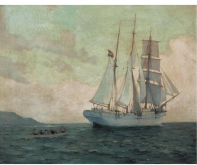 ROWING ASHORE, ST IVES