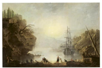 Sample artwork by Francesco Fidanza (1747 - 1819), known for landscape, figure, marine painting - View similar artists and auction records