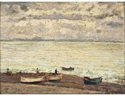 GIORNATA GRIGIA ALLA MARINA