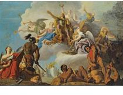 Sample artwork by Henri Favanne (1668 - 1752), known for painting, grand prize for painting in 1693 - View similar artists and auction records