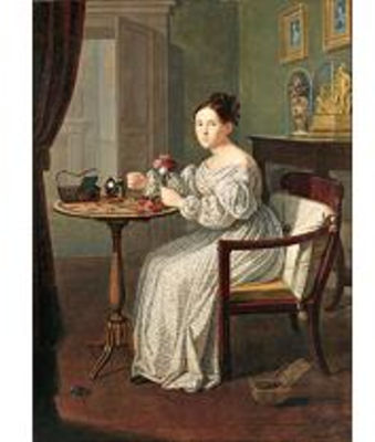 Sample artwork by Giuseppe Palermo Patania (1780 - 1852), known for neo-classical portrait painting - View similar artists and auction records