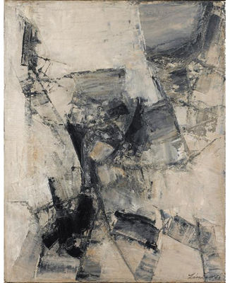 Sample artwork by Leon Zack (1892 - 1980), known for abstract paintings, sculpture, illustration, design - View similar artists and auction records