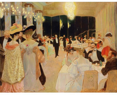 SCÈNE DE RESTAURANT