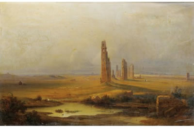 VUE D'UN AQUEDUC EN RUINES
