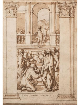 Sample artwork by Giorgio Vasari (1511 - 1574), known for painting, architect, art historian and critic - View similar artists and auction records