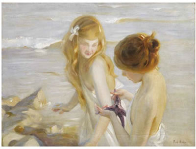 Sample artwork by Paul Emile Chabas (1869 - 1937), known for portrait and female nude figure painting - View similar artists and auction records