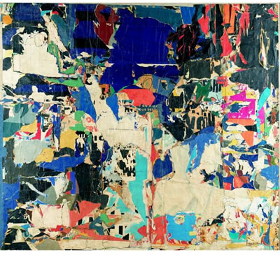 Sample artwork by Jacques Villegle (1926 - 2022), known for painting, collage - View similar artists and auction records