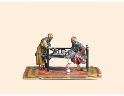 JOUEURS D'ÉCHECS by Anton Chotka - Auction record, sale price, and art valuation. Compare with similar artists and explore comparable artworks.