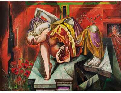 Sample artwork by Andre Masson (1896 - 1987), known for surrealism, abstract expressionist painting - View similar artists and auction records