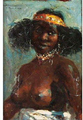 (I)L'OFFRANDE AND (II)ETUDE DE FEMME EN BUSTE (2)