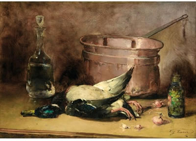 Nature morte au canard