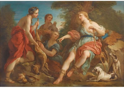 Diane revenant de la chasse ou le soir by François Lemoyne - Auction record, sale price, and art valuation. Compare with similar artists and explore comparable artworks.