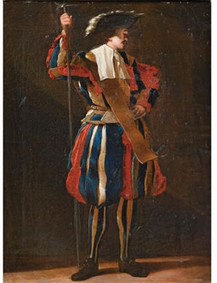 Portrait d'un garde suisse (1756)