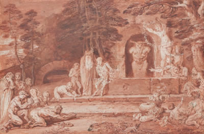 FEAST OF THE GOD PAN by Claude Gillot - Auction record, sale price, and art valuation. Compare with similar artists and explore comparable artworks.