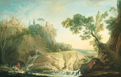 LANDSCAPE WITH TORRENT