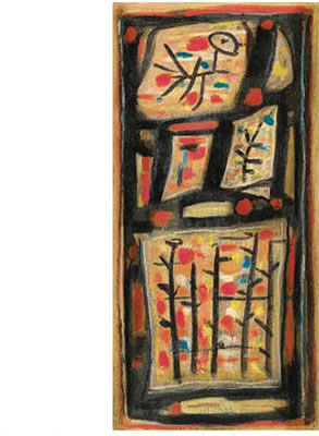 Sample artwork by Roger Bissiere (1886 - 1964), known for modernist portrait and nude painting - View similar artists and auction records
