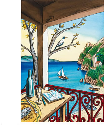COUVERTURE DU NEW YORKER DRAWING WHILE WAITING