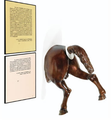 Sample artwork by Jean-Michel Alberola (Born 1953), known for mixed-media painting, serigraphs, sculpture, installations - View similar artists and auction records