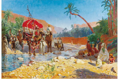 Sample artwork by Rene Charles Edmond His (1877 - 1960), known for woodland and river bank landscape painting - View similar artists and auction records