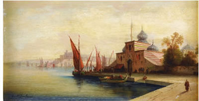 MOSQUÉE PRÈS D'UN PORT