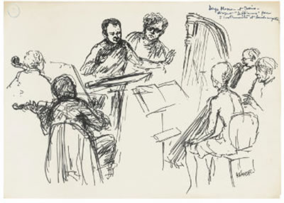 1 - LUCIANO BERIO (1925 - 2003) ET DIEGO MASSON (NÉ EN 1935) DIRIGENT "DIFFERENCES" POUR CINQ INSTRUMENTS ET BANDE ENREGISTRÉE ; 2 - LUCIANO BERIO ; 3 - LUCIANO BERIO ET WALTER TRAMPLER (1915 - 1997) by Claude Remusat - Auction record, sale price, and art valuation. Compare with similar artists and explore comparable artworks.