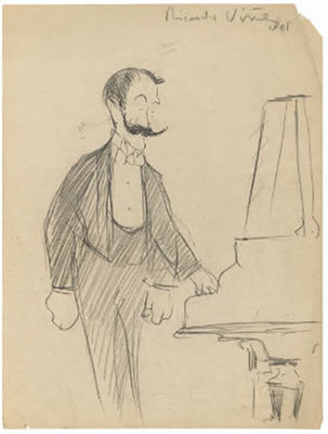 LE PIANISTE RICARDO VIÑES ( 1875 - 1943)