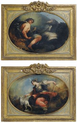 APOLLON ; DIANE (pair)